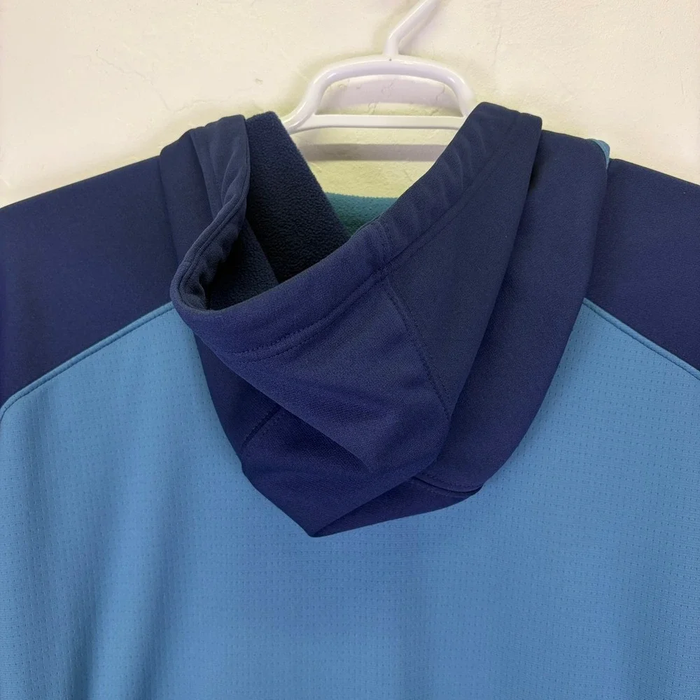 Nike Elite Men's Full Zip Hoodie 3XL Blue Therma-Fit Basketball Jacket
